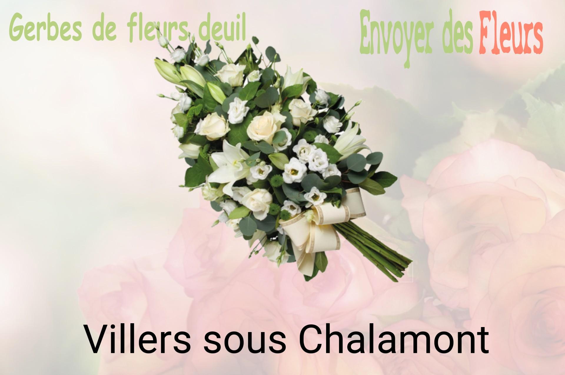 Gerbe de fleurs de deuil livrée à Villers-sous-Chalamont